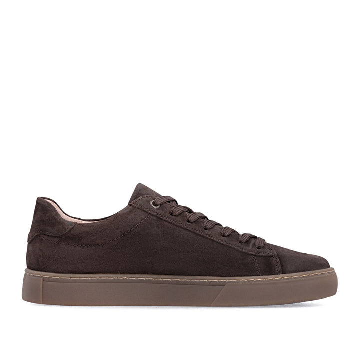 Rieker Men's Brown Leather Lace-Up Trainers U0701-25