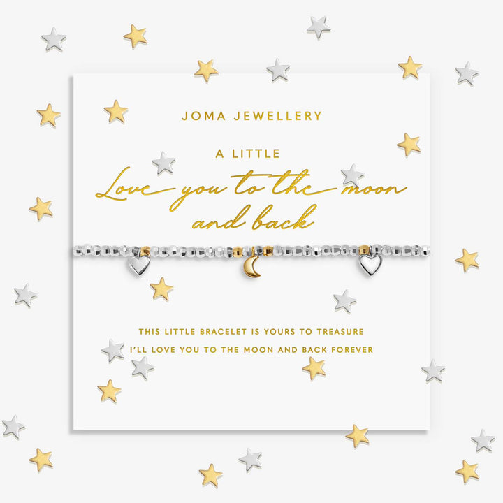Sparkle Confetti A Little Love You To The Moon And Back Bracelet