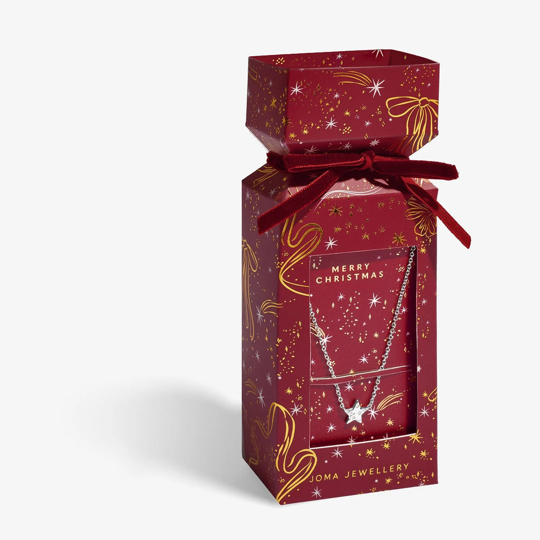 Joma Jewellery Necklace Christmas Cracker Merry Christmas