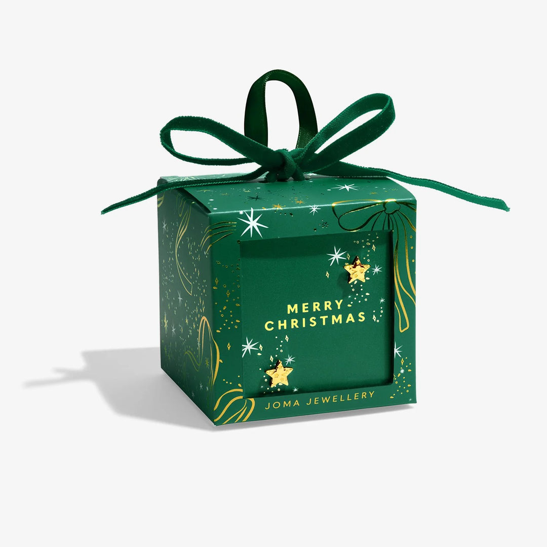 Joma Jewellery Earring Bauble Merry Christmas
