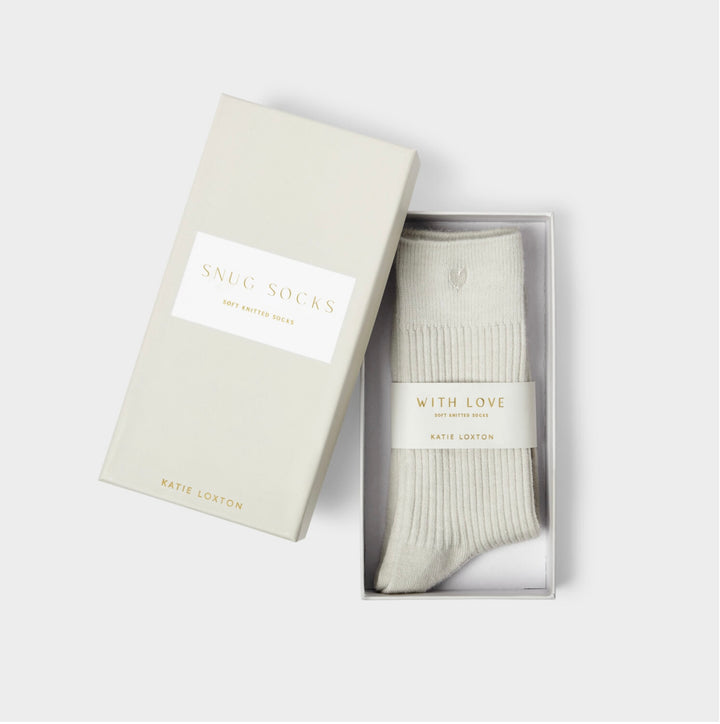 SOCKS GIFT BOX IN OFF WHITE