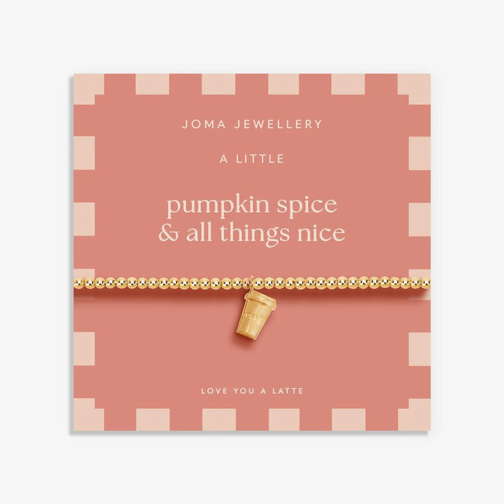 Autumn's Calling A Little Pumpkin Spice And All Things Nice Bracelet