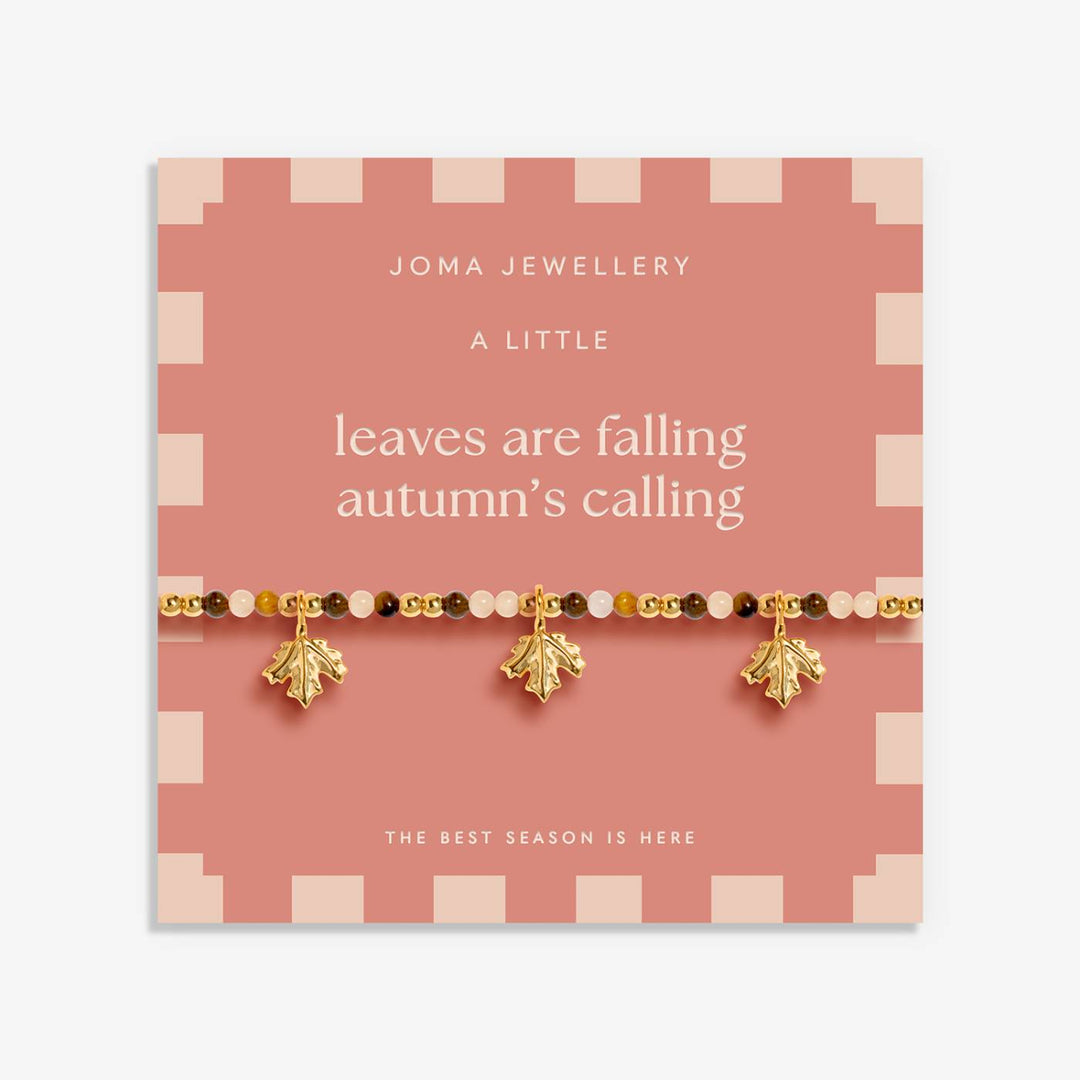 Autumn's Calling A Little Leaves Are Falling Autumn Is Calling Bracelet
