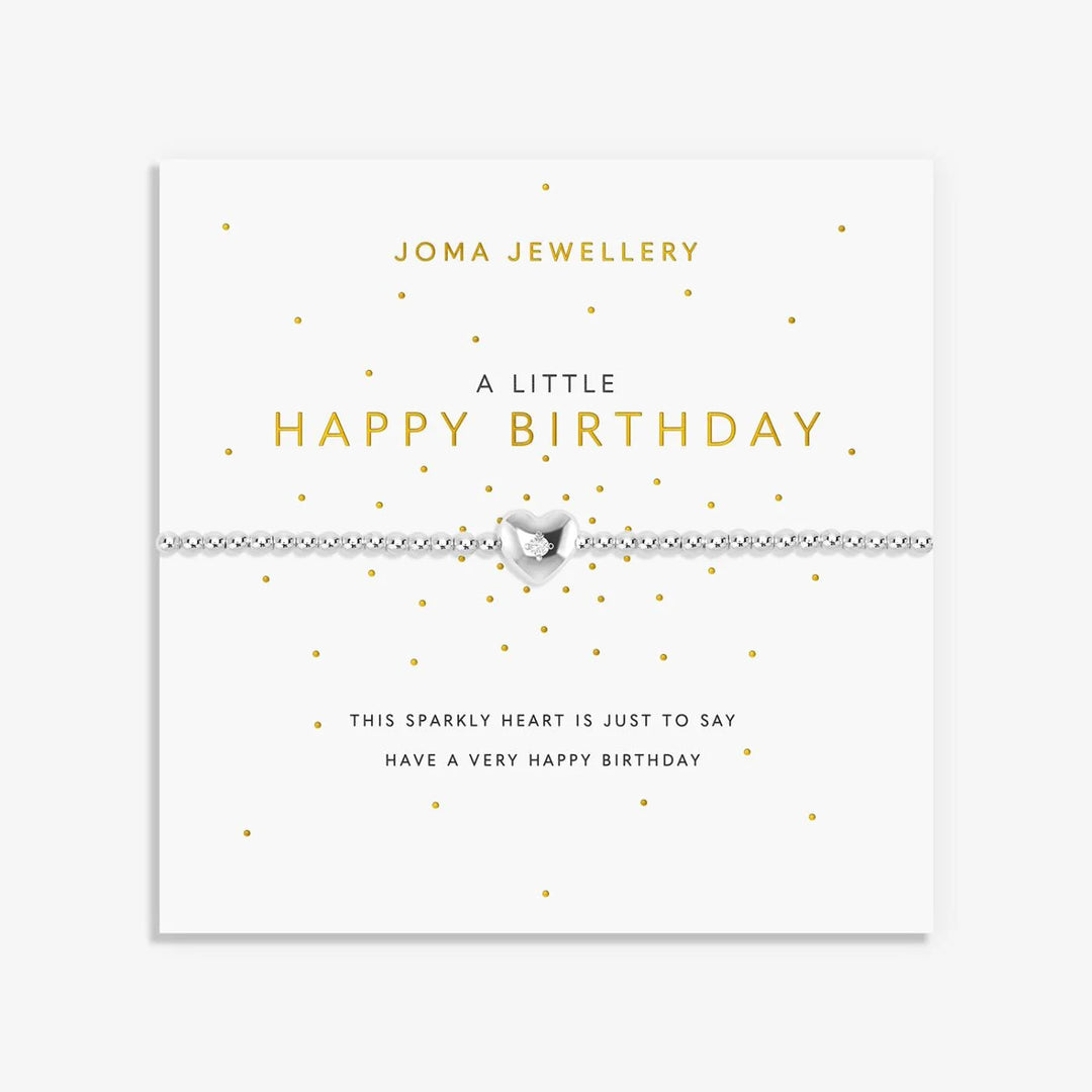 A Little Happy Birthday Crystal Bracelet