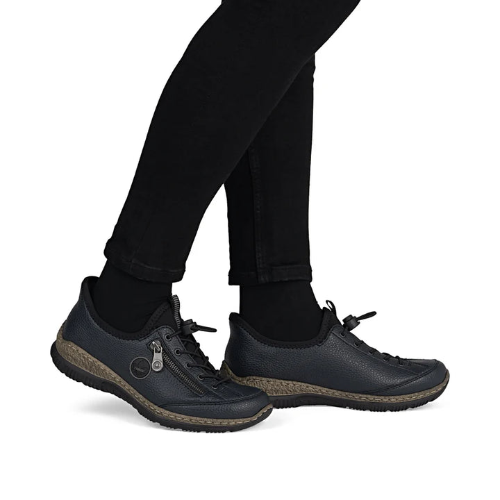 Rieker Women's Blue Slip-On Shoes N3267-15
