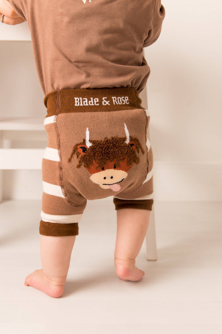 Neutral Highland Cow Summer Collection: 0-6 Months / Tee
