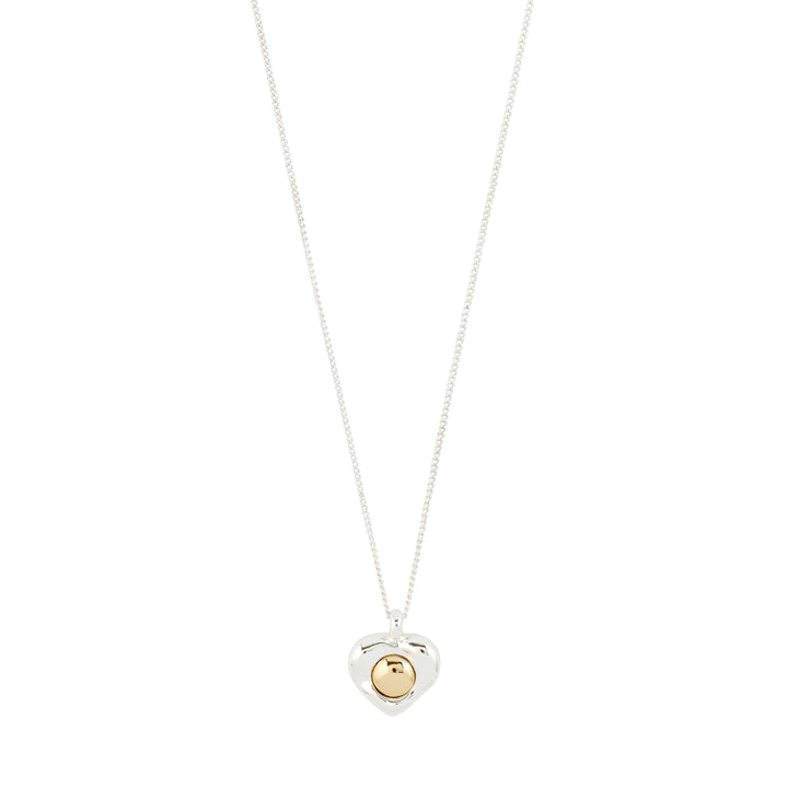 NOVA HEART NECKLACE SILVER