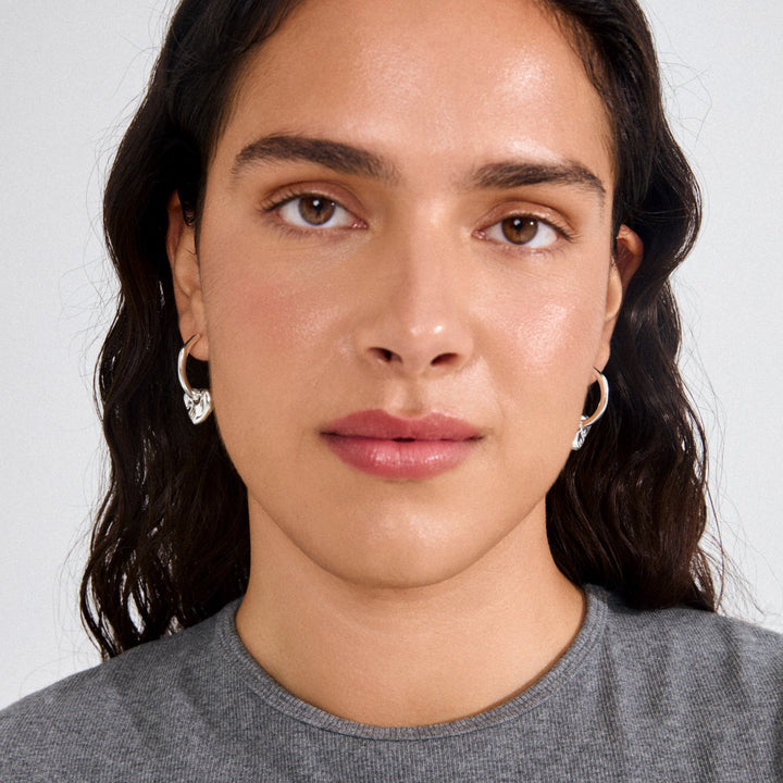 NOVA EARRINGS SILVER