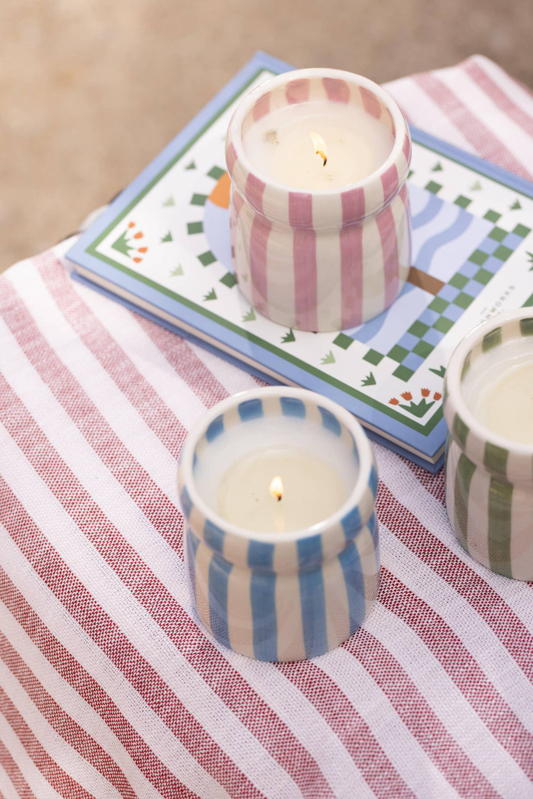 Paddywax Cabana Blue Ceramic Candle - Lost at Sea