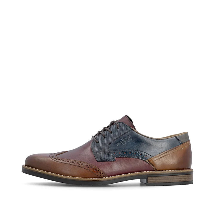 Rieker Men's Multi Leather Lace-Up Shoes 13528-90