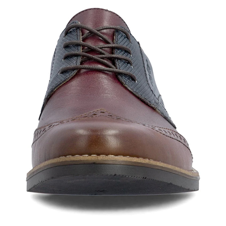 Rieker Men's Multi Leather Lace-Up Shoes 13528-90