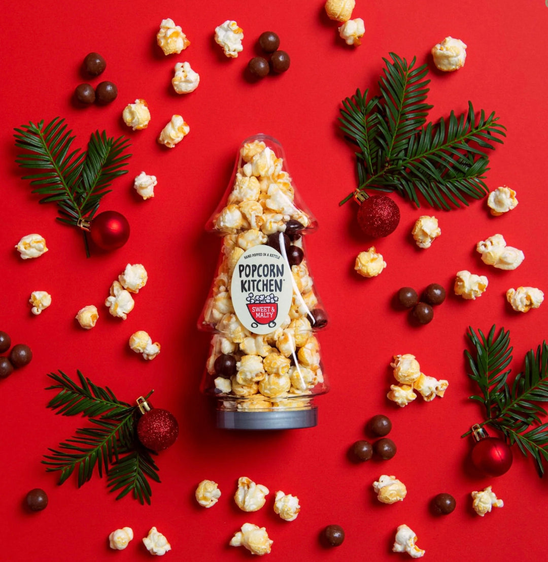 POPCORN KITCHEN SWEET & MALTY CHRISTMAS TREE 100G