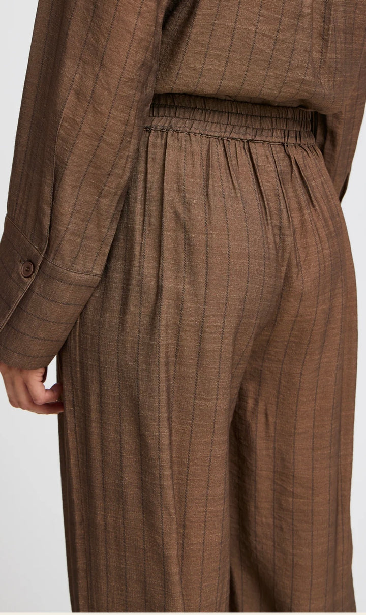 ARIANA TROUSER - BROWN & BLACK