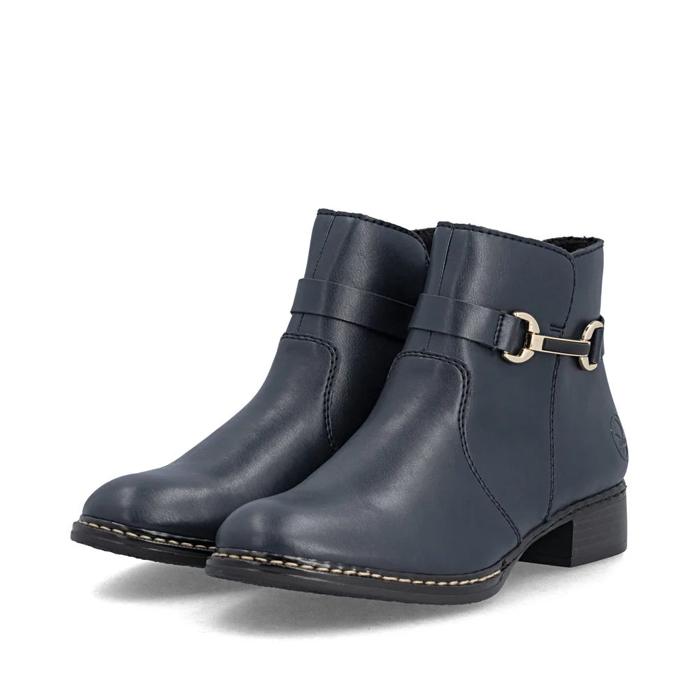 Rieker Women's Short Boot Boot - Blue