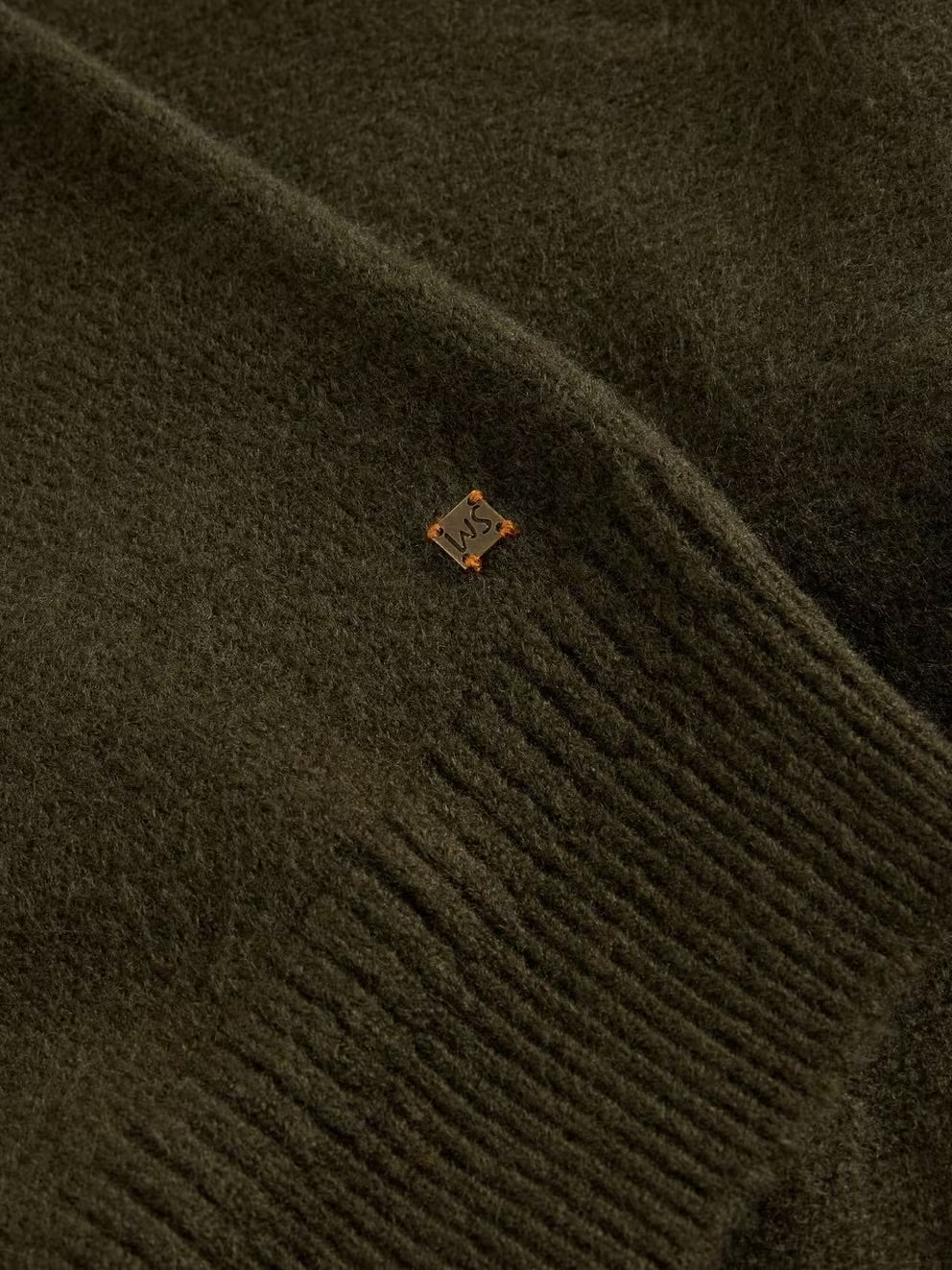 BOMBER CARDIGAN DARK GREEN