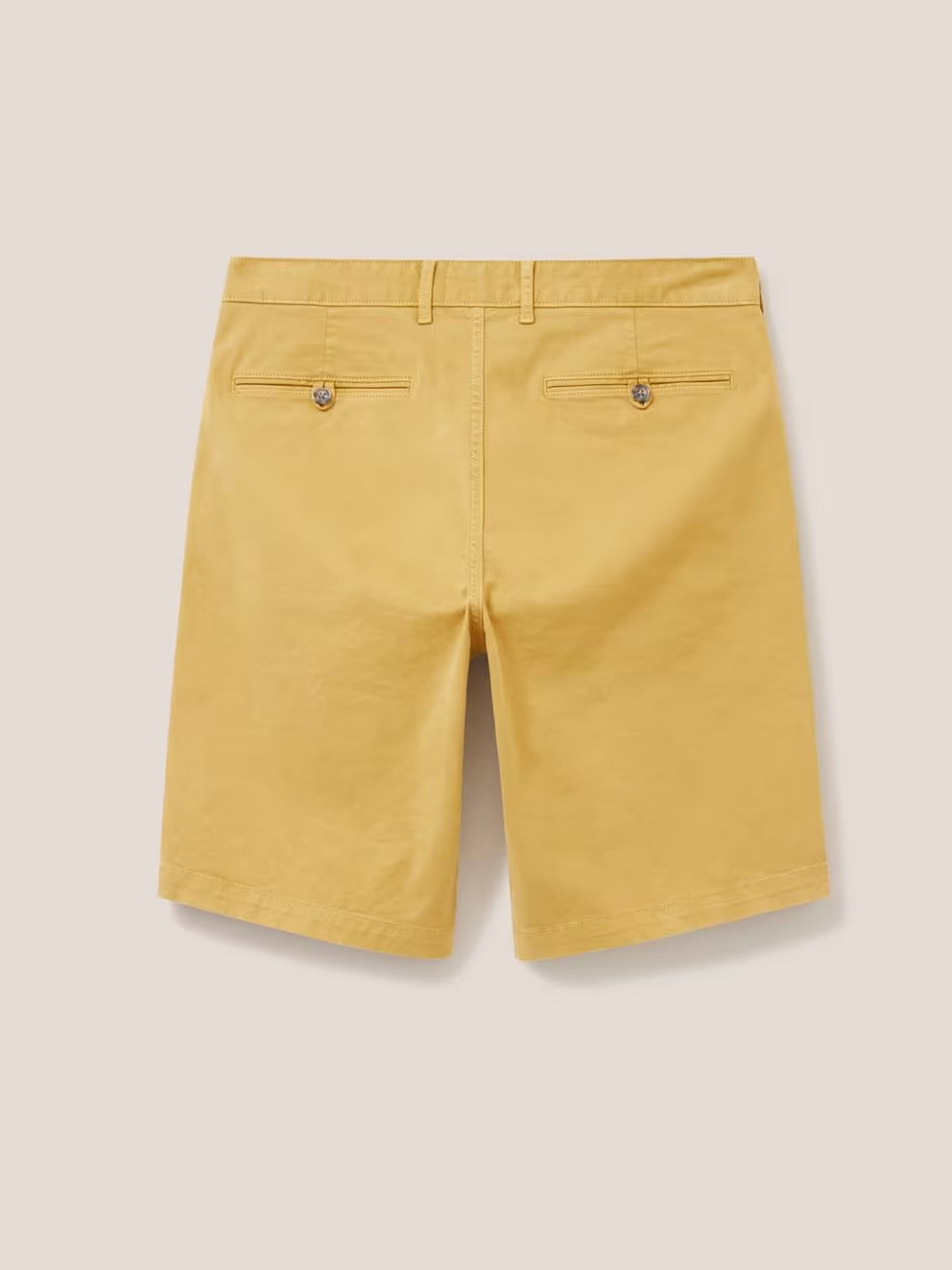 SUTTON ORGANIC CHINO SHORTS LIGHT YELLOW