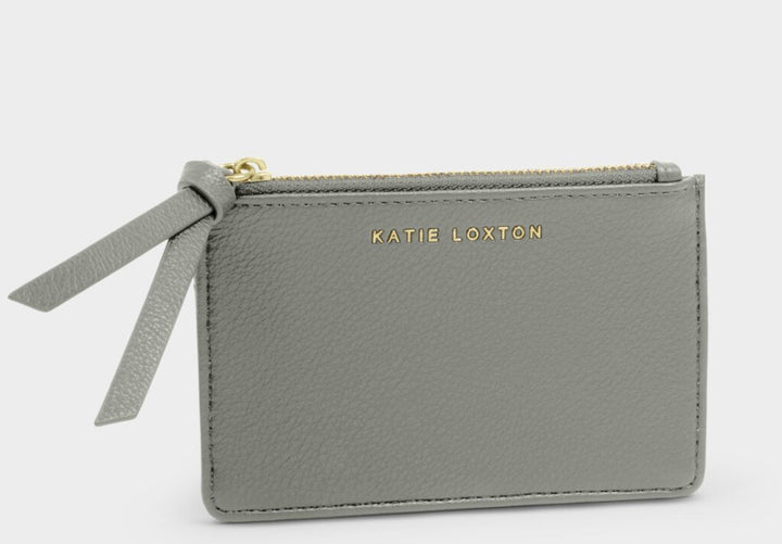 HALLIE COIN & CARD HOLDER | GRAPHITE GREEN