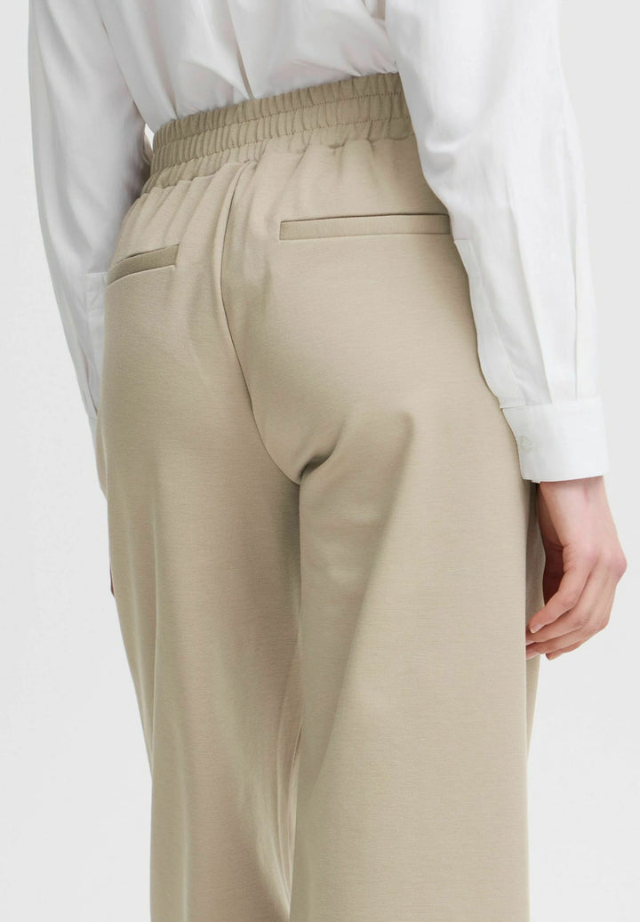 ROASTED CASHEW RIZETTA WIDE LEG TROUSER