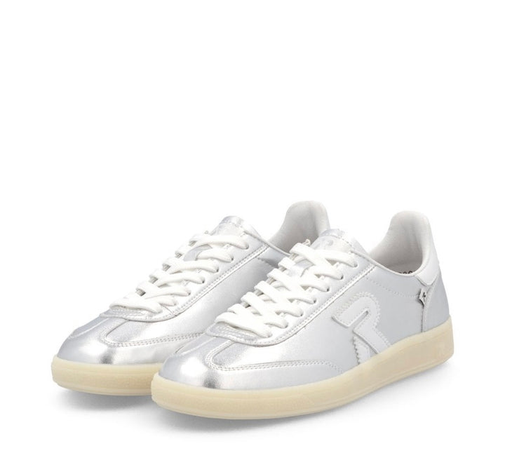 W2200-90 LADIES SHOES SILVER/PLATINUM GESTROBELT