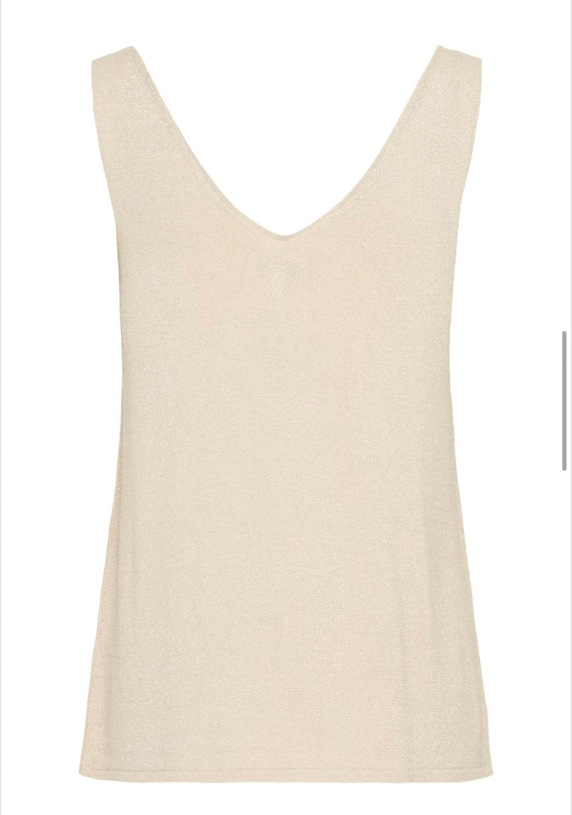 MOBBE TOP FROSTED ALMOND