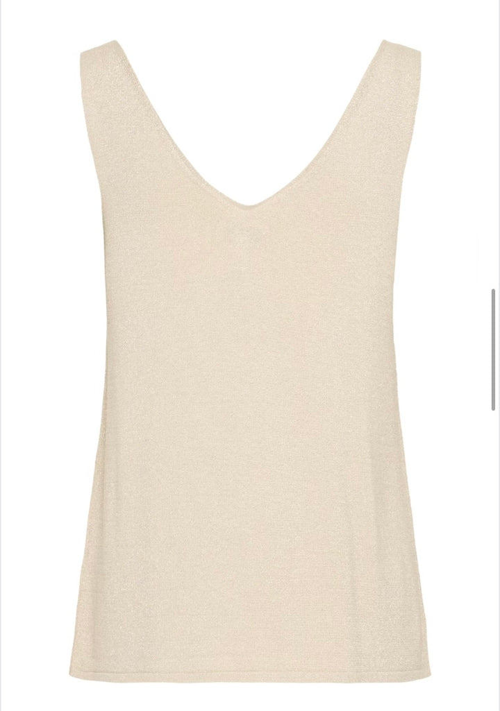 MOBBE TOP FROSTED ALMOND