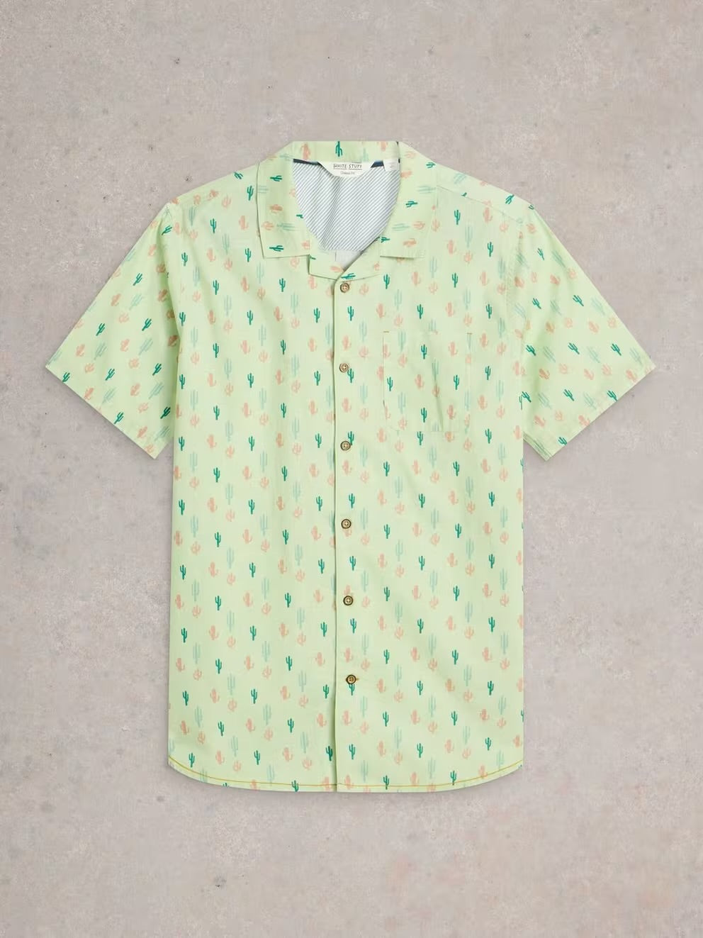 GREEN PRINT HAYLE CACTUS SHIRT