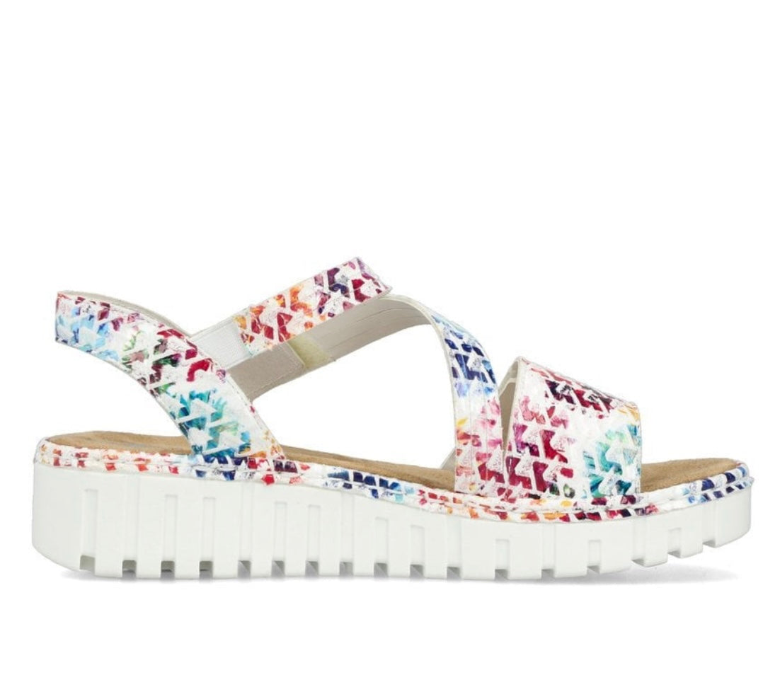 V1364-90 LADIES' SANDALS MULTI SEITL. ANFLECHTER