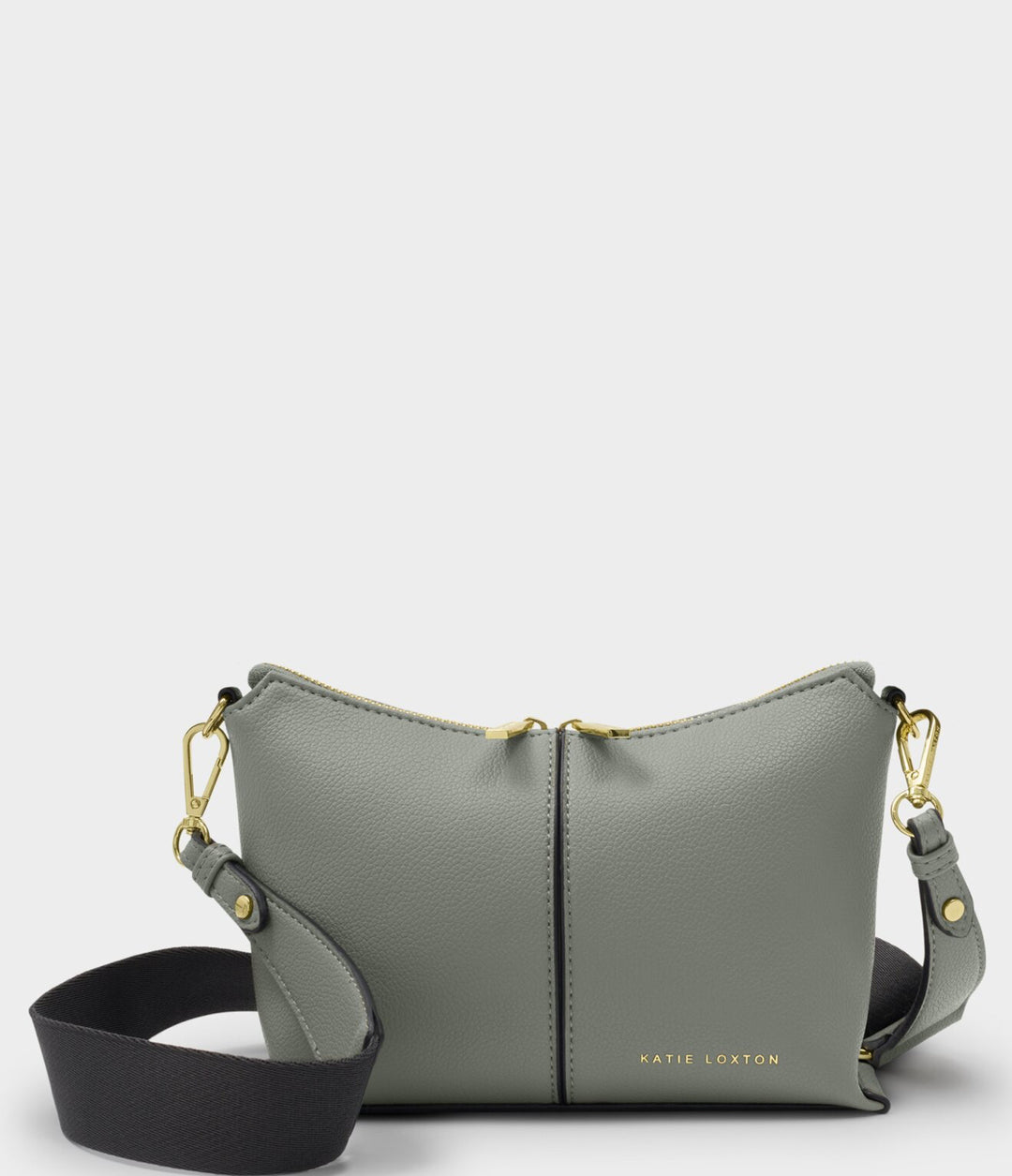 LAILA CANVAS STRAP CROSSBODY BAG| GRAPHITE GREEN