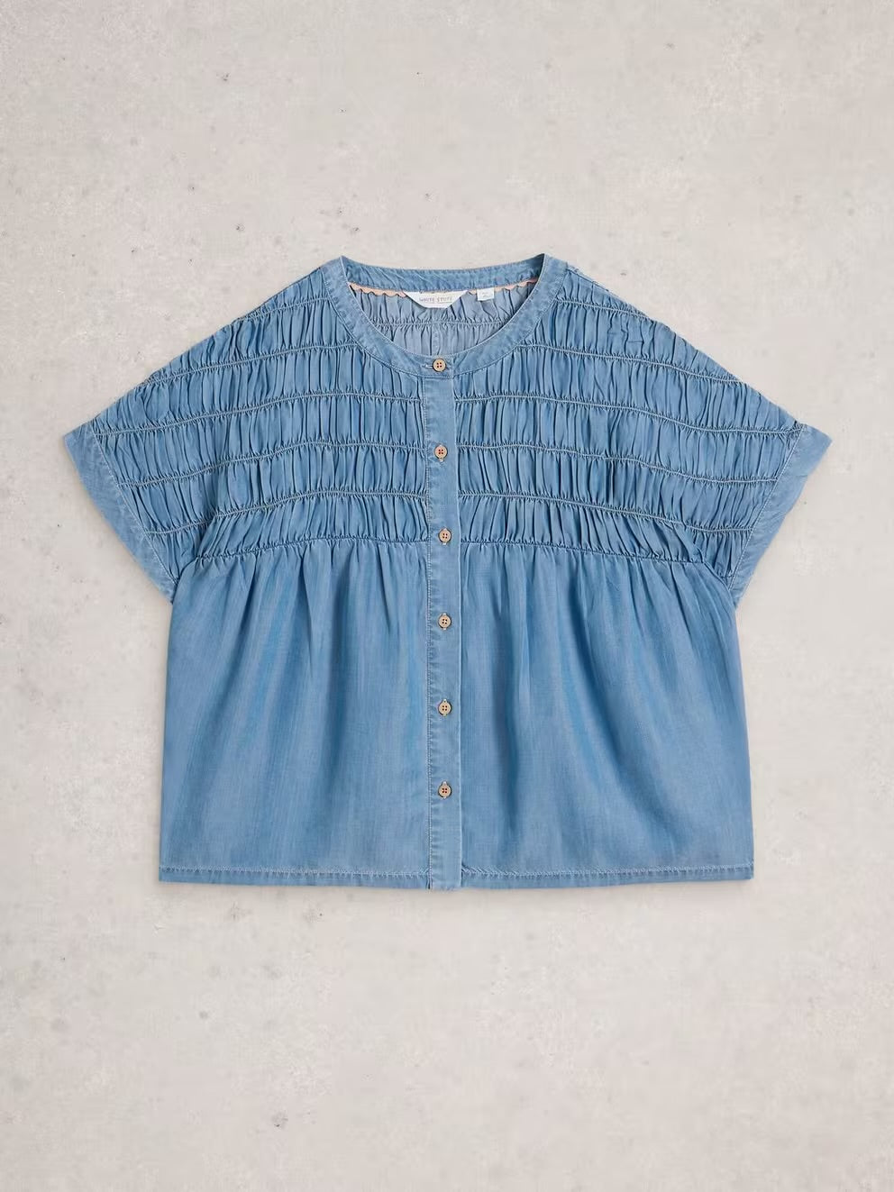 TAMMIE CHAMBRAY SHIRT MID DENIM
