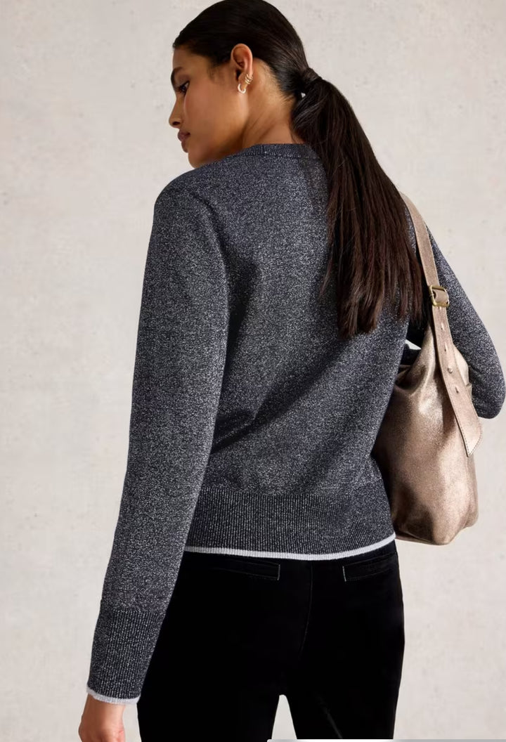 KATIE SPARKLE JUMPER DARK NAVY