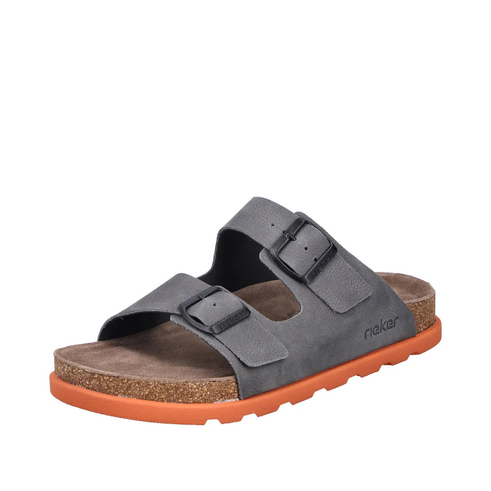 21190-40 MENS SANDALS GREY AGO