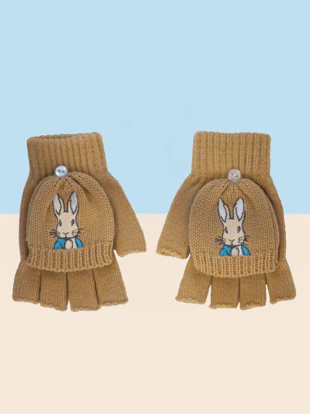 Neutral Peter Rabbit Mittens: Large (2-6 Yrs) / Mittens