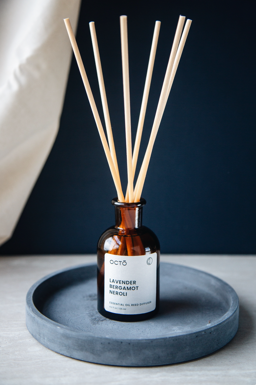 Serene (Lavender + Bergamot + Neroli) Reed Diffuser: Reed diffuser 125ml