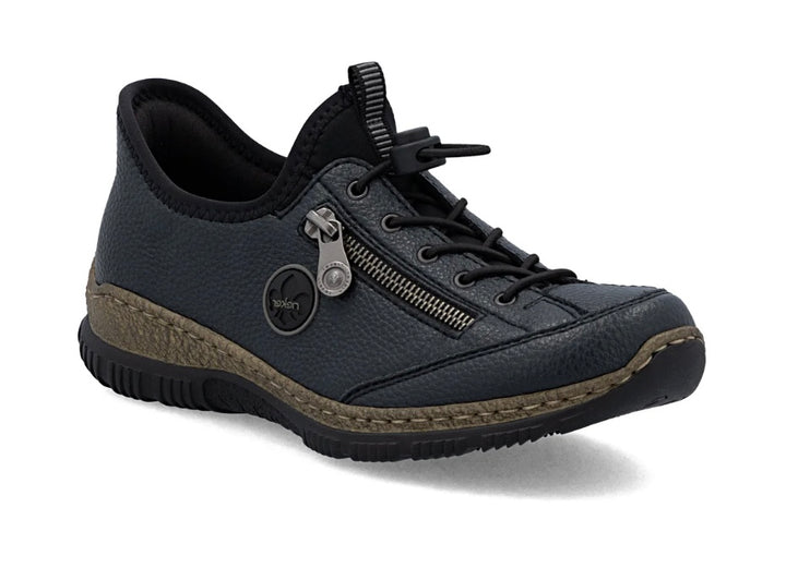 N3267-15 BLUE SLIP ON TRAINER