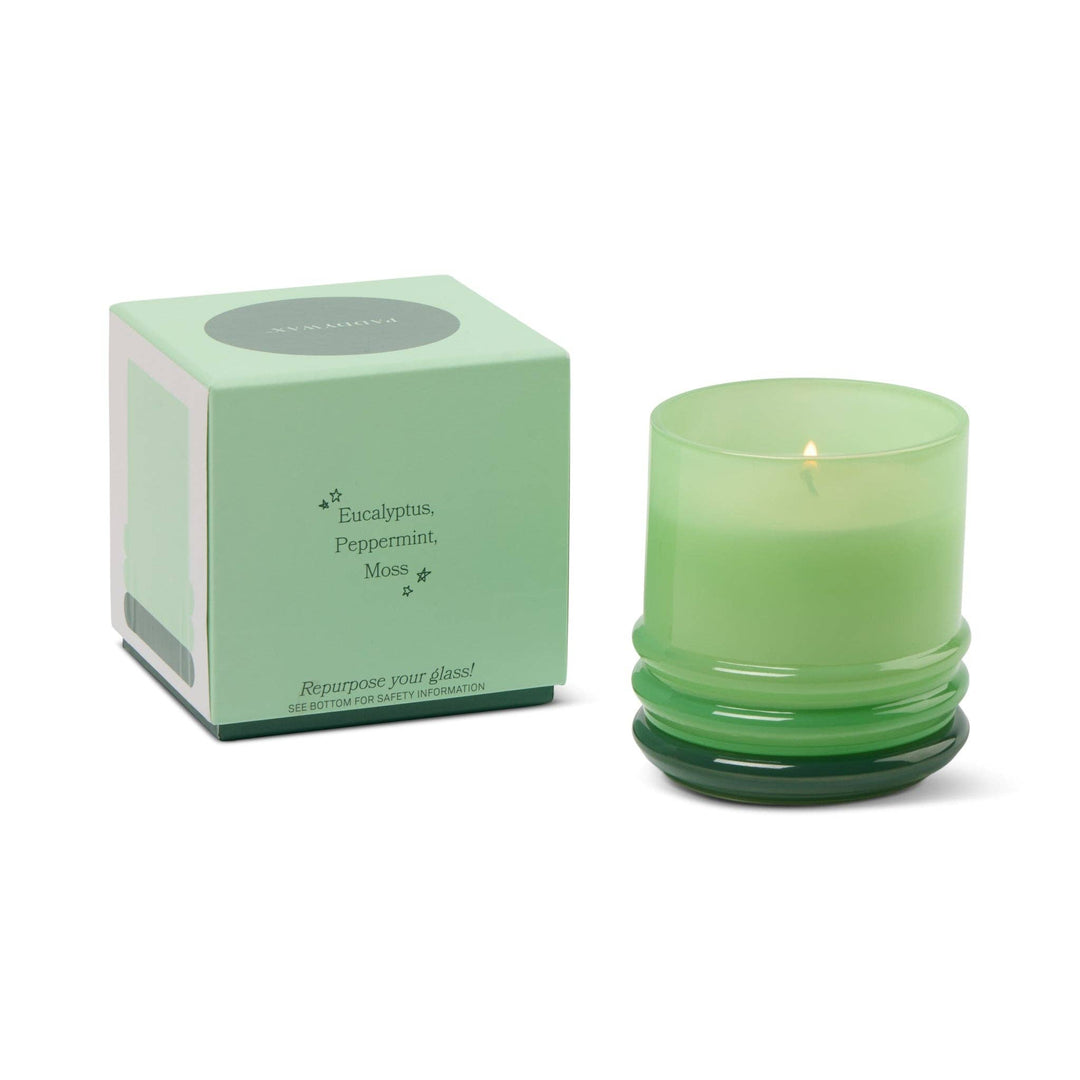 Paddywax Stack Glass Candle Green - Minty Verde