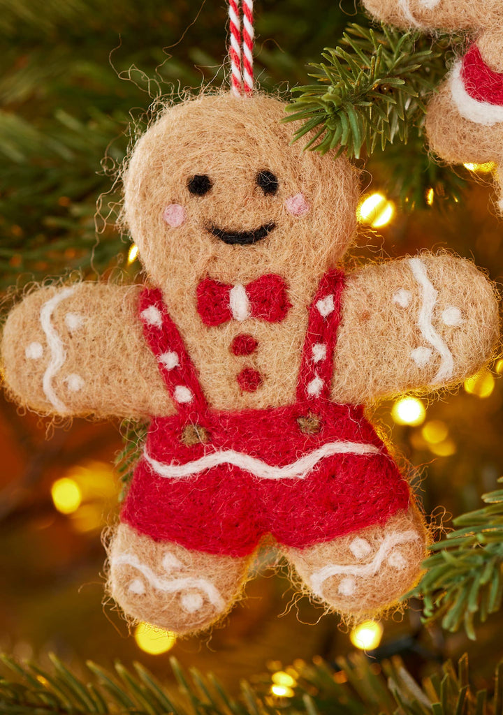Felt Gingerbread Decoration