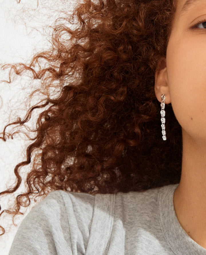 SENSE EARRINGS SILVER-PLATED