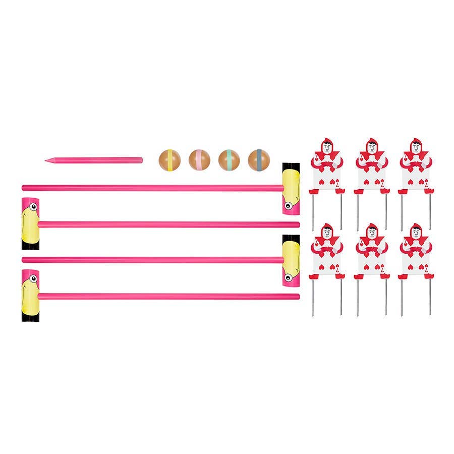 Queen of Hearts' Flamingo Croquet