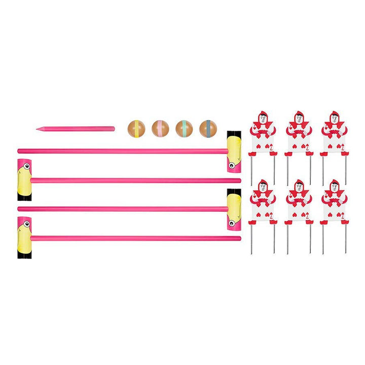 Queen of Hearts' Flamingo Croquet