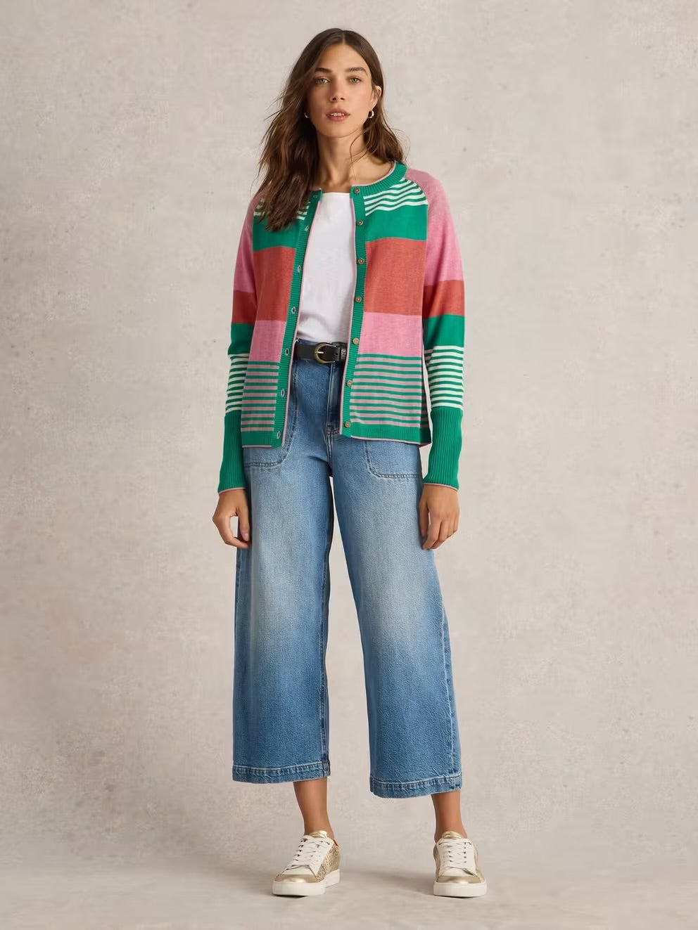 LULU STRIPE CARDI