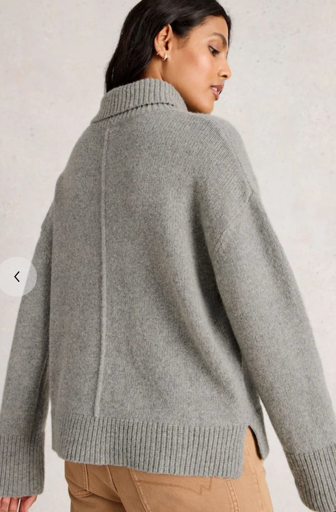 MARIANNE JUMPER MID GREY