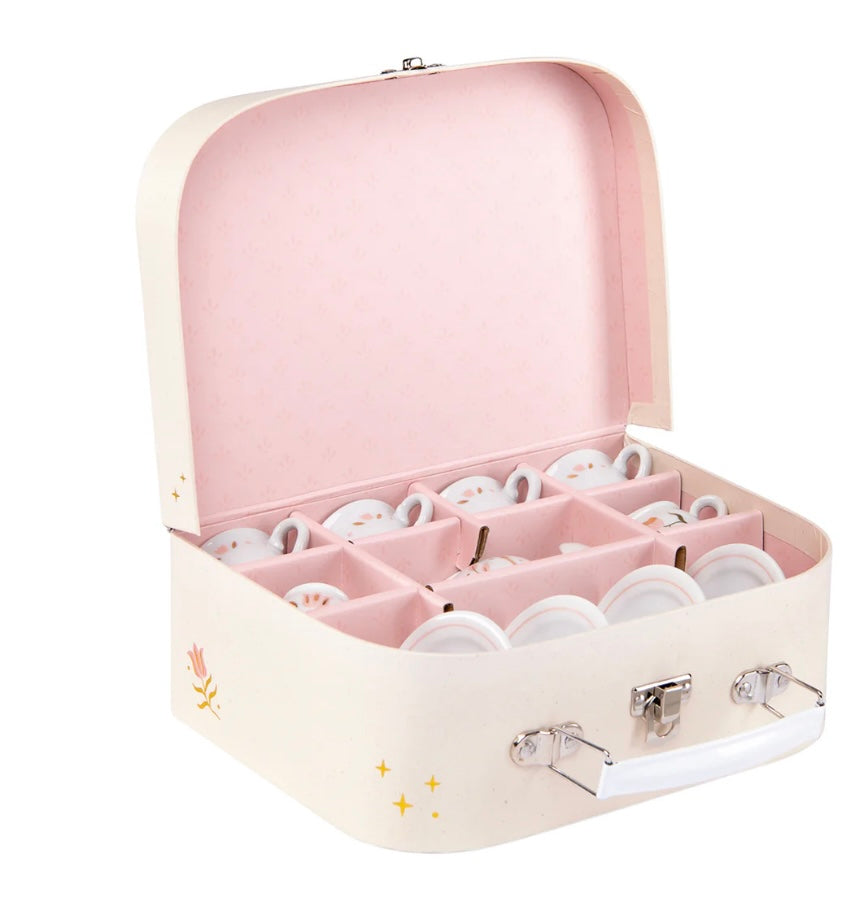 VALISE DINETTE THE PORCELAINE LA PETITE ECOLE DE DANSE TEA SET