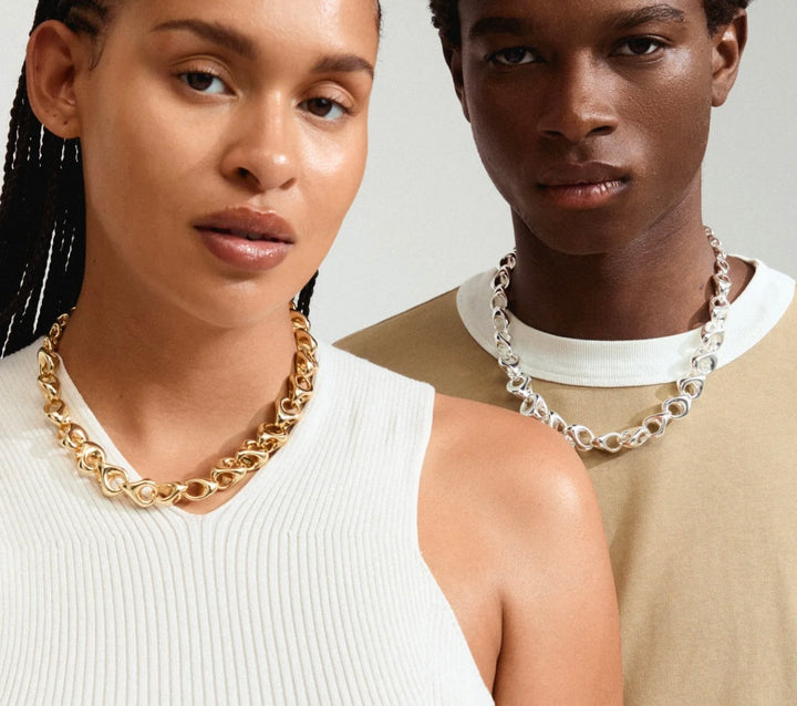 DUNE NECKLACE GOLD PLATED