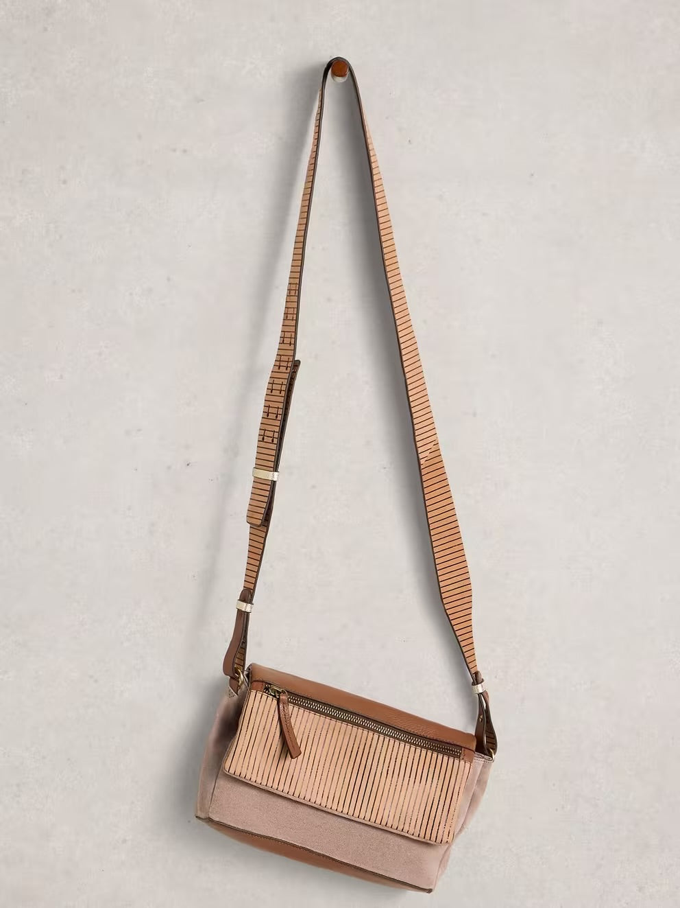 TIGGY CROSSBODY BAG TAN MULTI