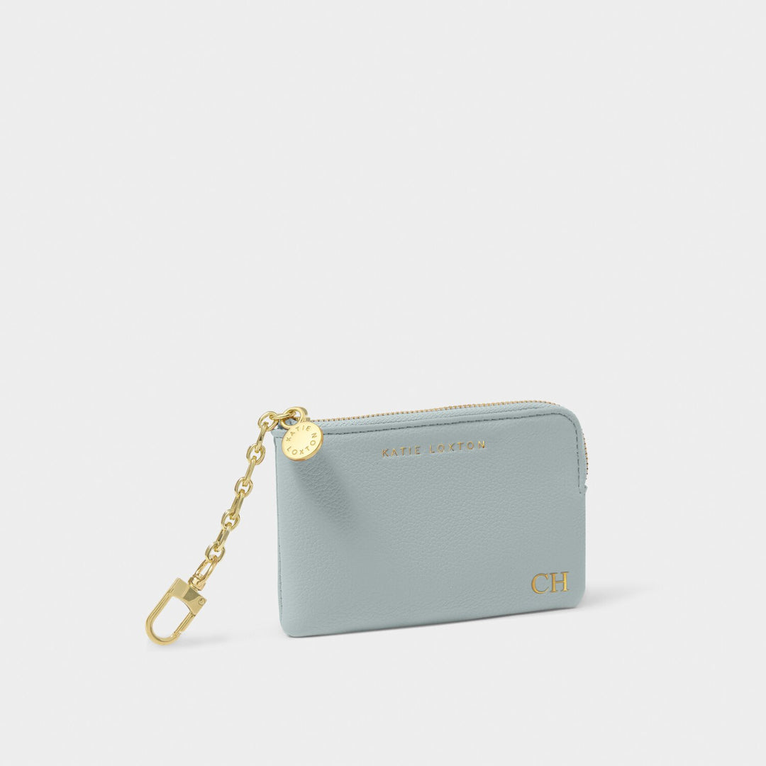 TILLY KEYCHAIN PURSE DUCK EGG BLUE