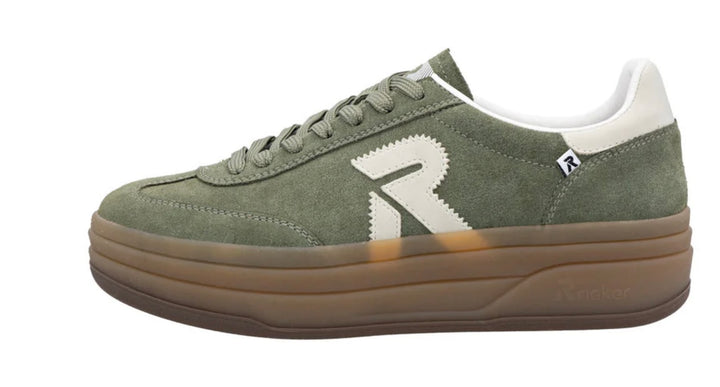 W3700-54 GREEN TRAINERS