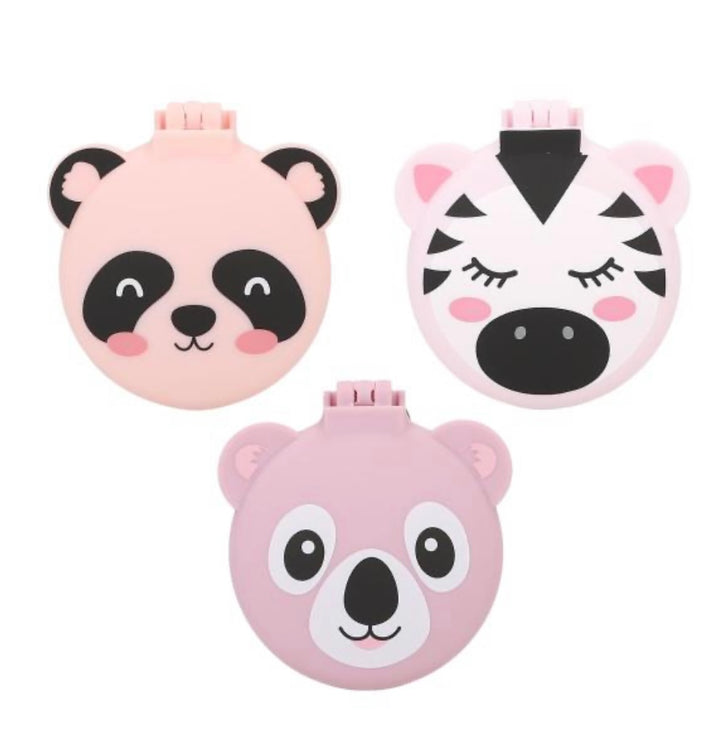 FOLDING HAIRBRUSH WITH MIRROR