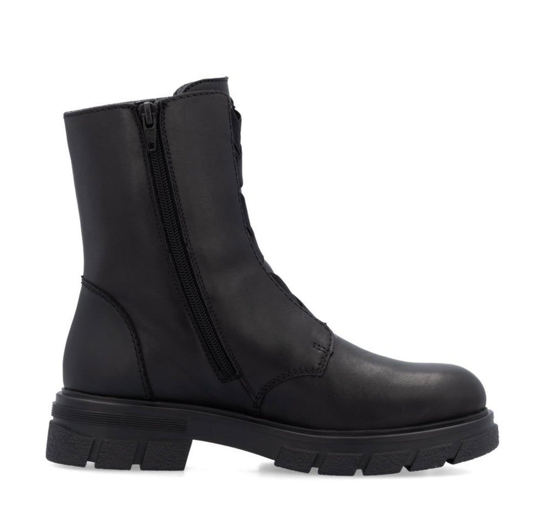 Z9179-00 LADIES BLACK MID HEIGHT BOOTS