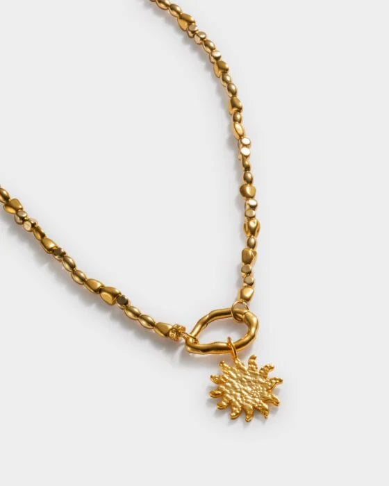 GOLDEN SOLESI NECKLACE | GOLD COATED