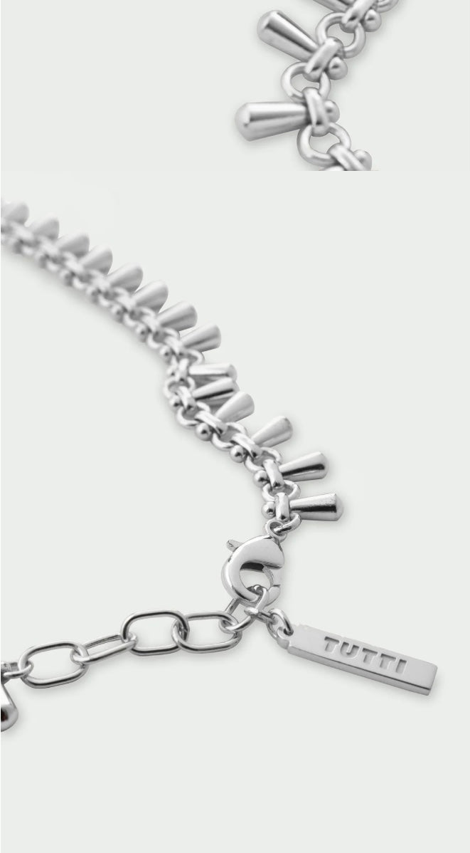DEWDROP NECKLACE SILVER